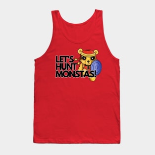 Let's Hunt Monsters - Tristan the Teddy Bear Tank Top